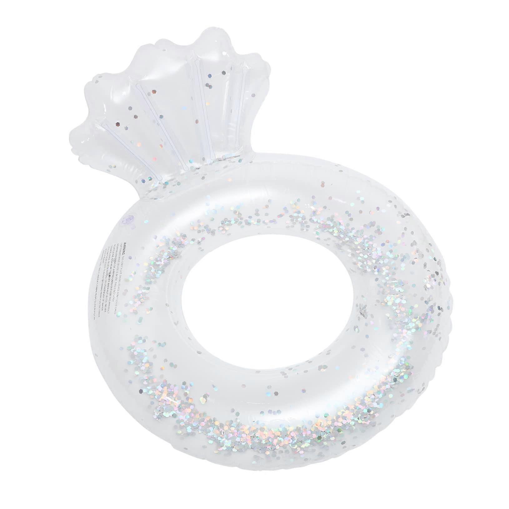 Shell swimming ring for children's pool swim accessories PVC transparent