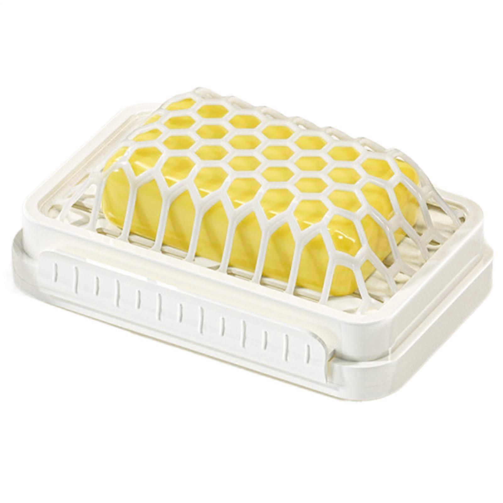 Soap Holder Tray, DoubleLayer Mesh Soap Dish, NoDrill SpaceSaving Bathroom Storage