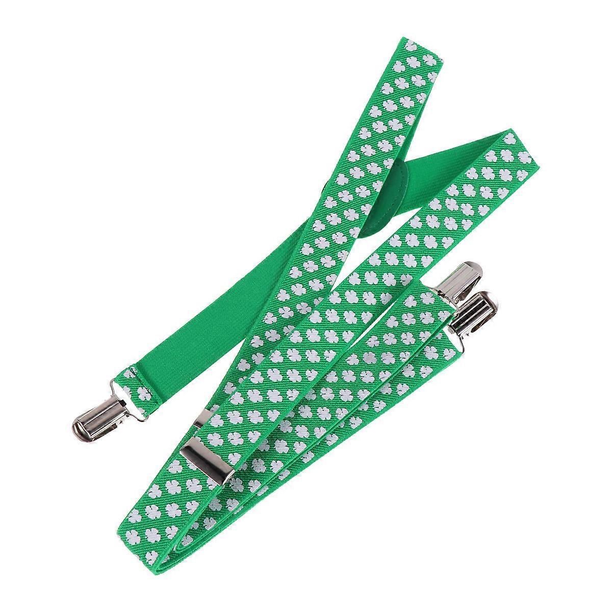 Unisex Elastic Suspenders For Men And Women Birthday Party 2.5cm Width Square Clamps Adjustable 2Pcs