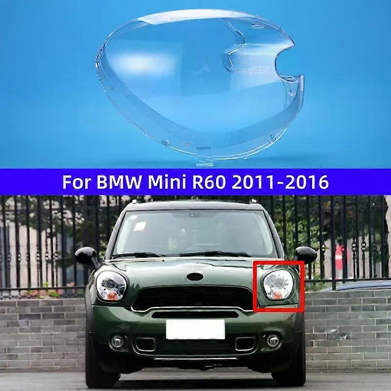For BMW Mini R60 2011 2012 2013 2014 2015 2016 Auto Accessory Replace A Transparent PC Lights Shell Front Lights Lampshade-Right