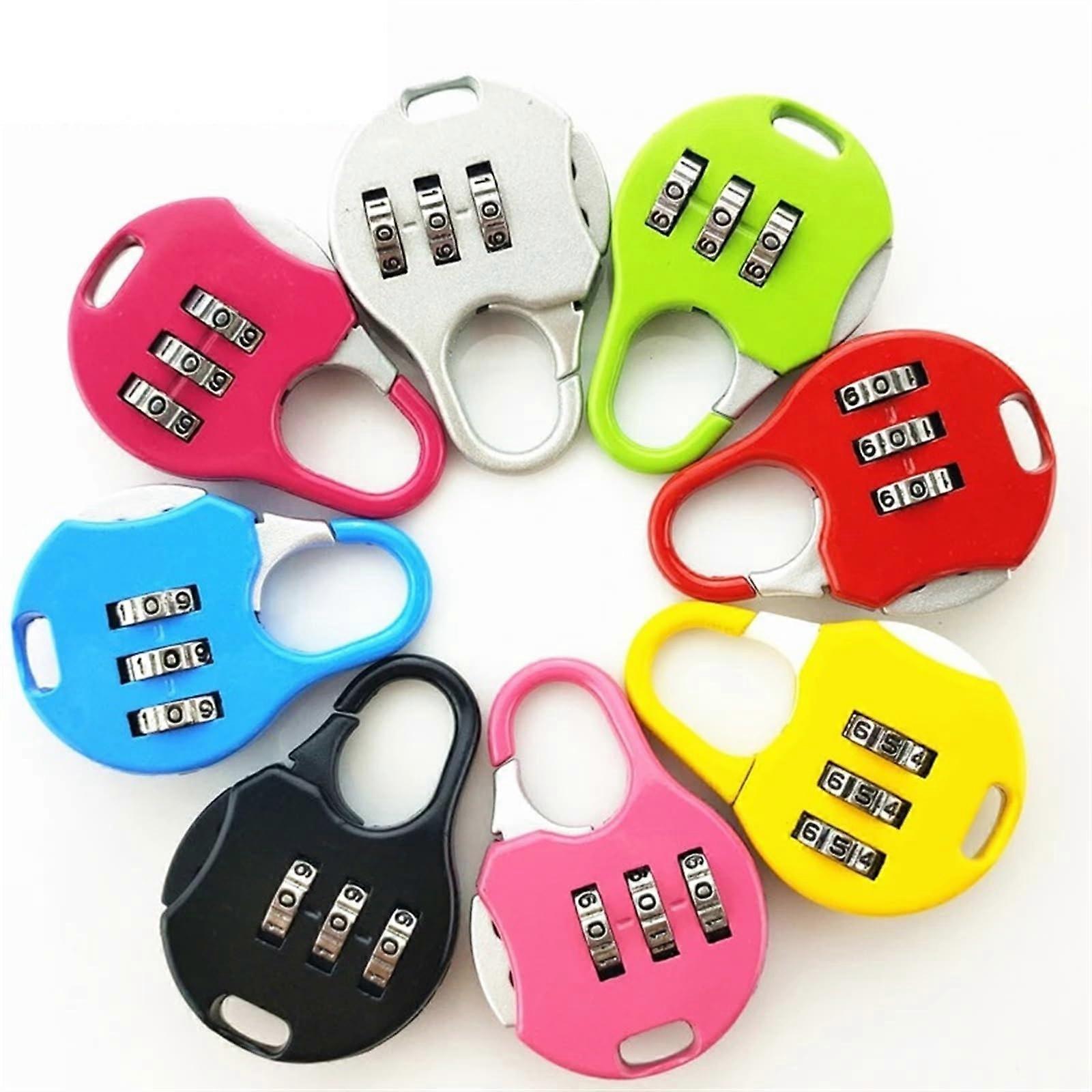 Kombinationsschloss 3 Code Taschen Schrank Passwortschloss für Reise MMS45 in Himmelblau 1 Stück 30mm Größe
