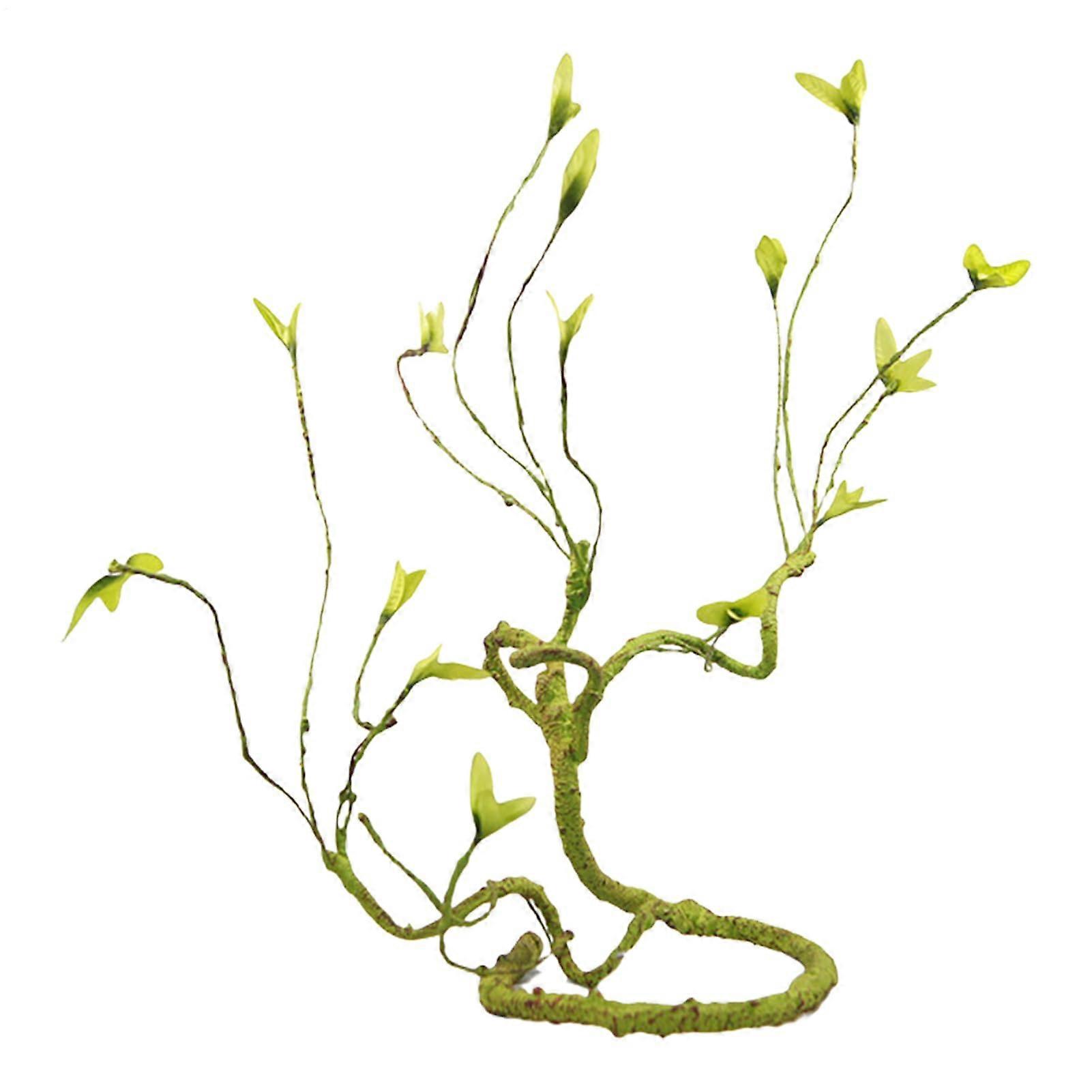 Reptile Climbing Vines For Terrariums - Adjustable Natural Climbing Branch, Artificial Reptile Enrichment For Snakes