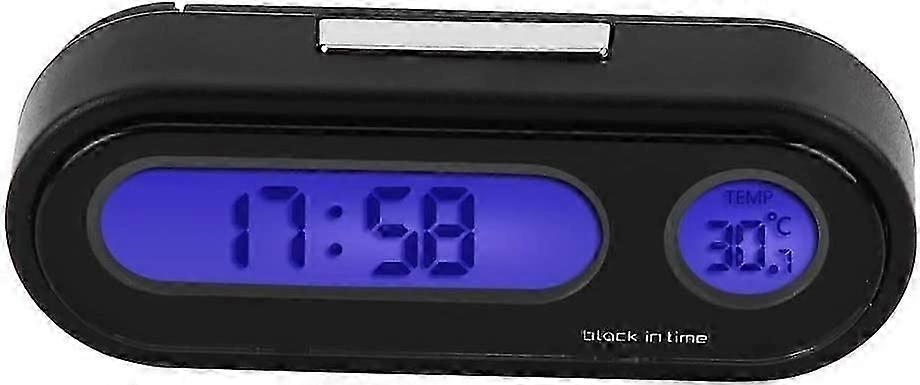 in 1 Car Vehicle Interior Mini Electronics Watch LED Digital Clock Thermometer Voltmeter
