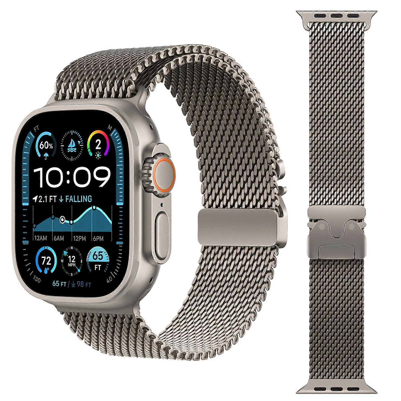Milanese Loop Bracelet for Apple Watch Ultra 2/Ultra 49mm 46mm 45mm 44mm