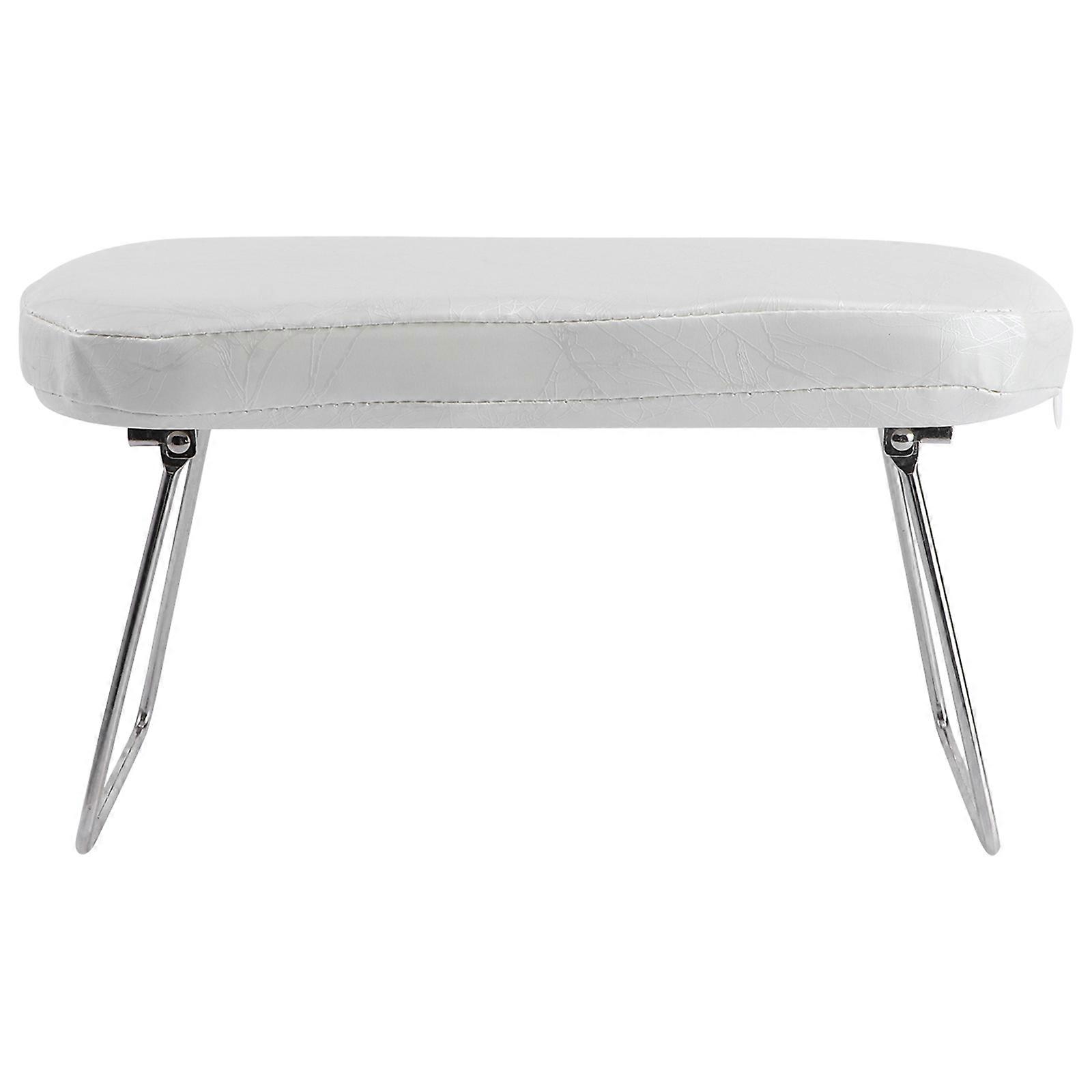 Manicure Tool Hand Pillow Rectangular Shape Nail Care Protect Workbench White 30x13.5cm For Women 1PC