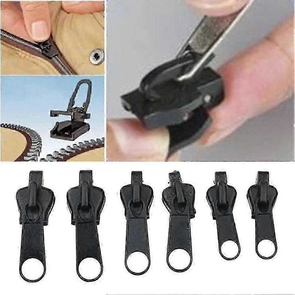 6pcs άμεση φερμουάρ καθολική άμεση fix φερμουάρ επισκευής kit Αγοράστε 1 πάρτε 2set