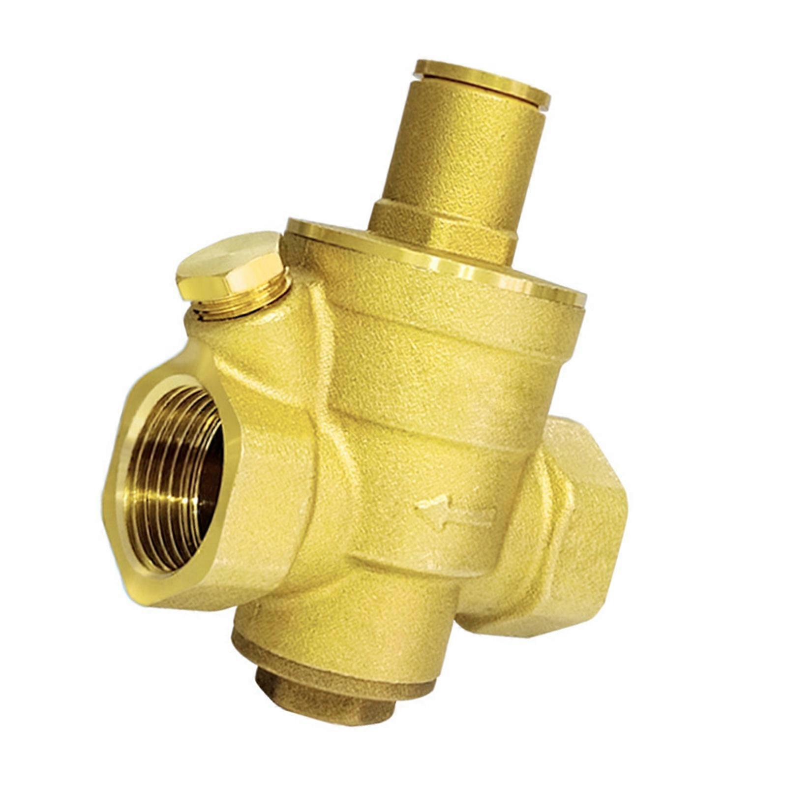 DN15/DN20/DN25/DN32 Réducteur de pression d’eau en laiton Soupapes de maintien Régulateur Soupapes de décharge réglables Durable Multicolore