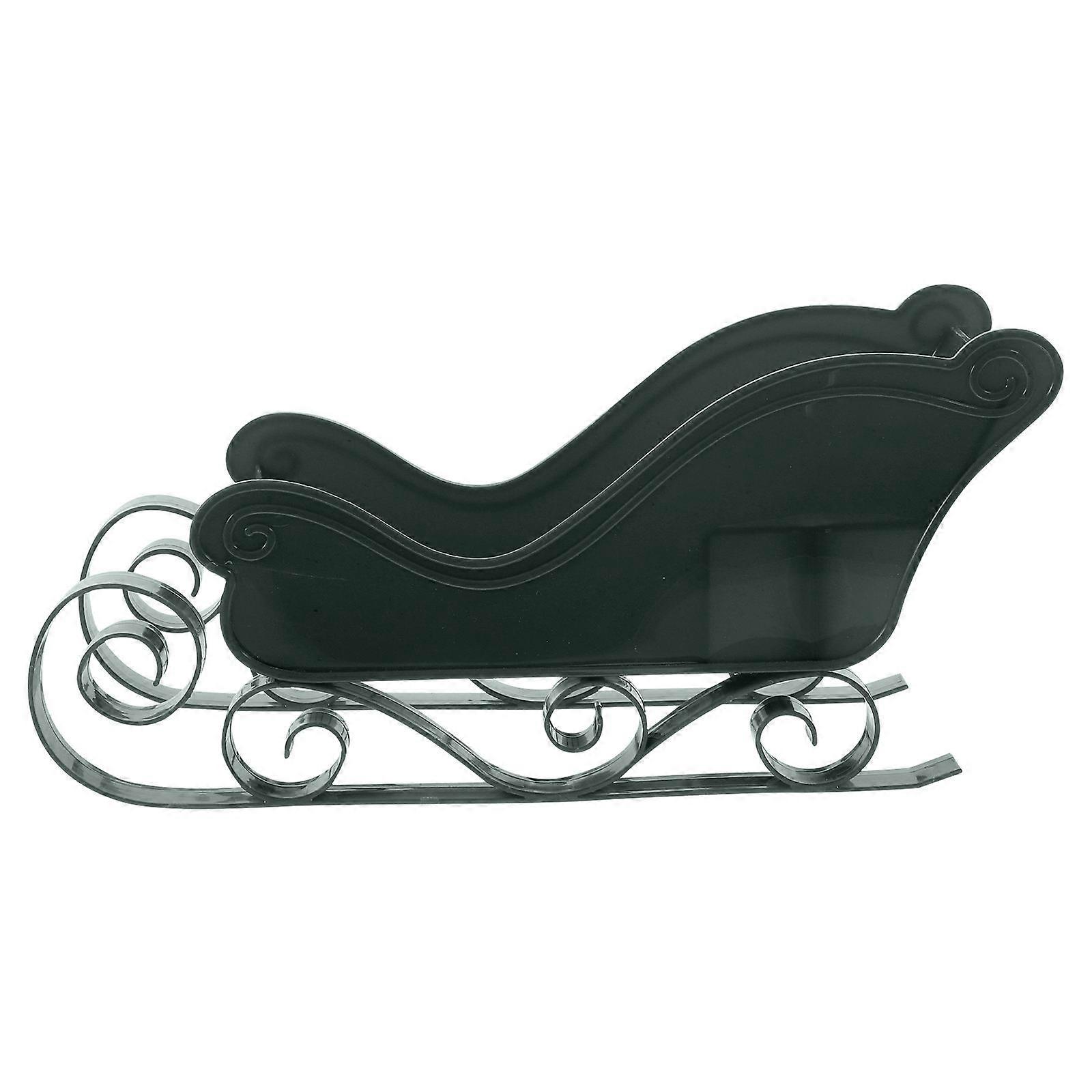 Classic Christmas Sleigh Ornament – Miniature Decor for Tree Hanging, Festive Celebrations and Home Decoration