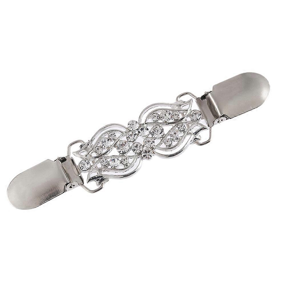 Metal Elegant Shawl Clips Alloy Assorted Color Special Occasions 2Pcs