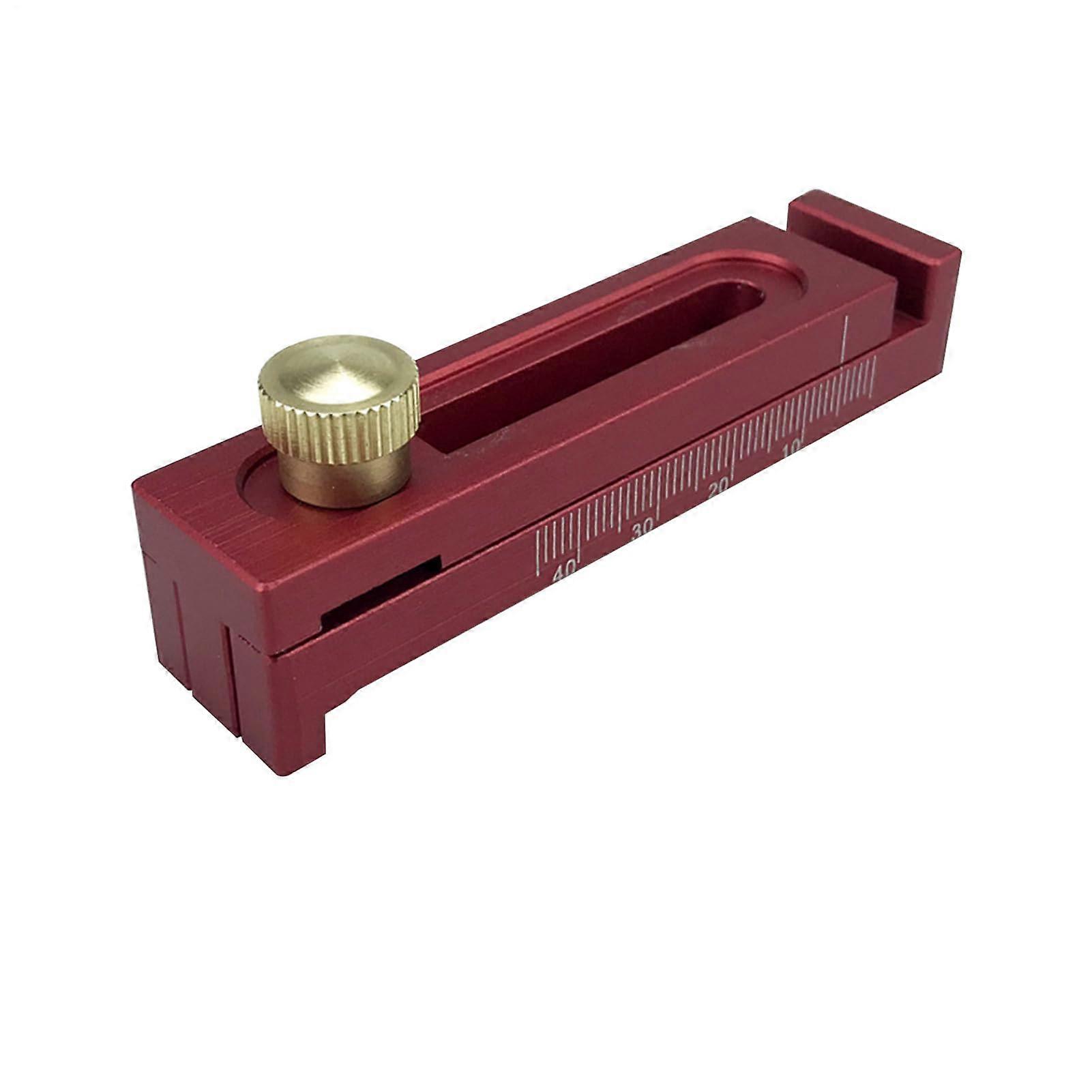 Marking Gauge Wood Spigot Gauge 3.5x0.75 Inch Precision Measuring Tool with Ruler Scale for Carpentry and Joinery