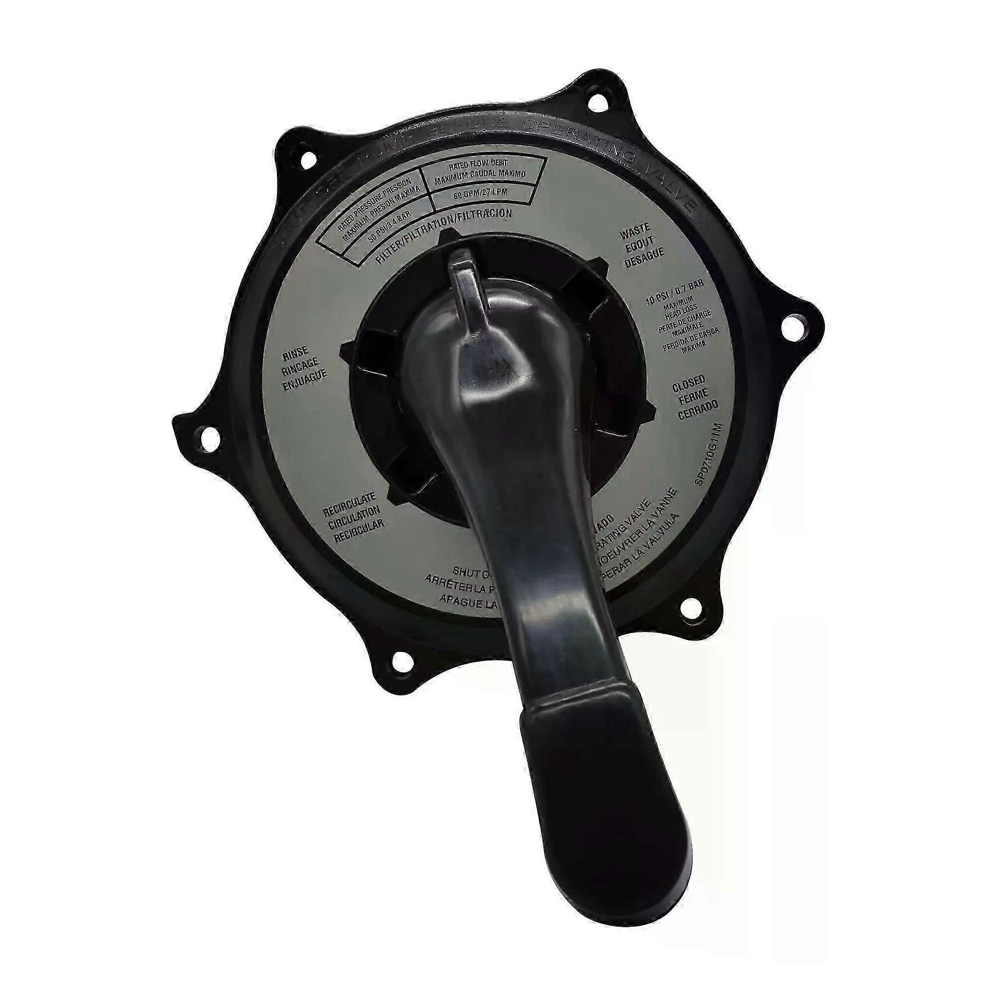 Key Cover and Handle Assembly Replacement Fit For Hayward Multiport Valves SPX0710X32 SP0710X32 SP0710X62 SP07122 SP07121