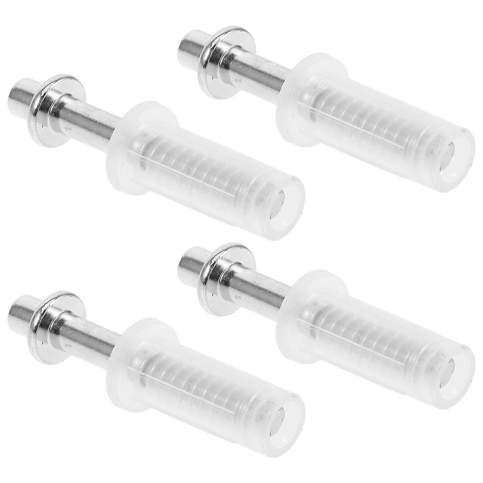 Cabinet Hinges Bifold Door Hardware Kit Square Shape Smooth Operation 4Pcs