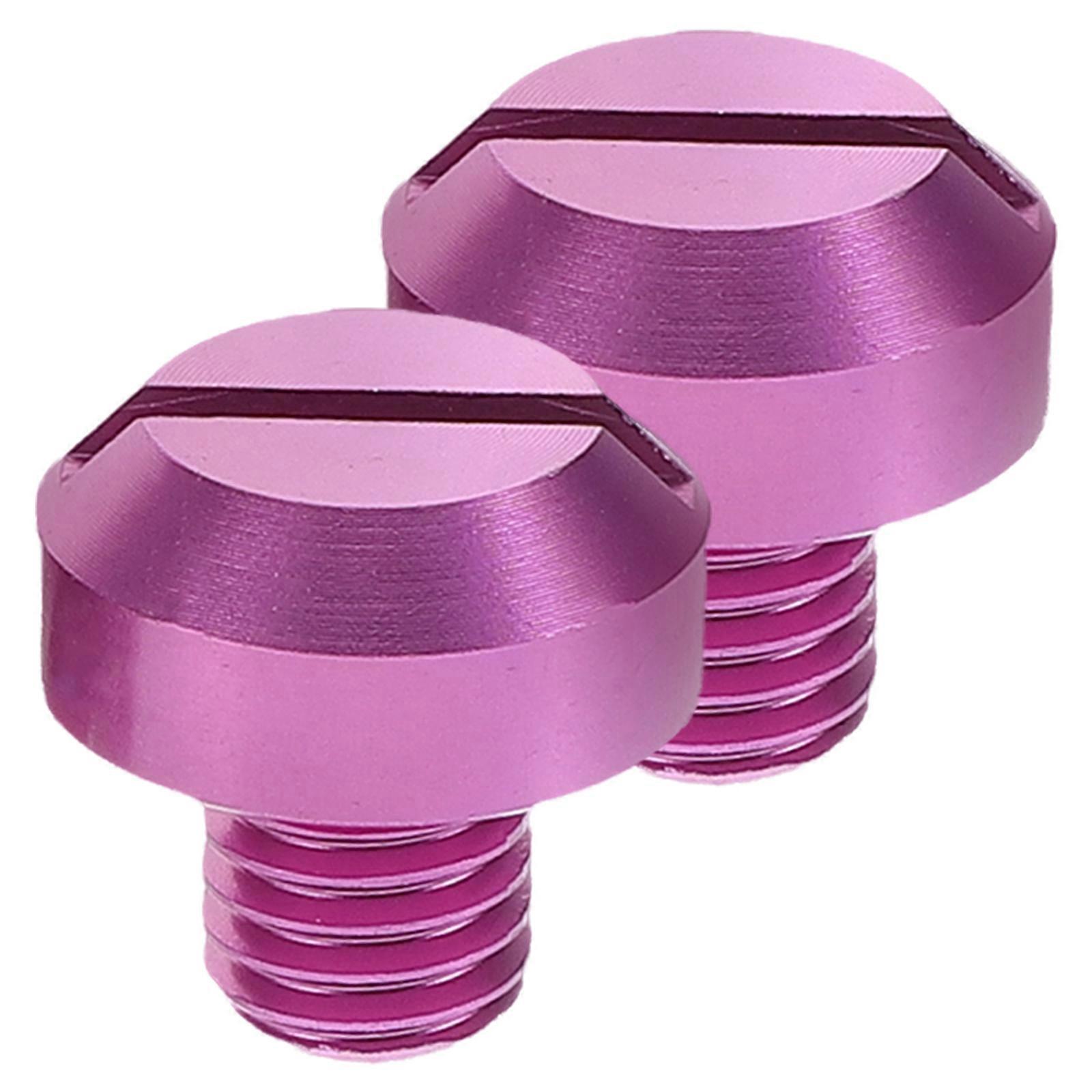 Motorcycle Rearview Mirror Hole Plugs Screws for 2Pcs