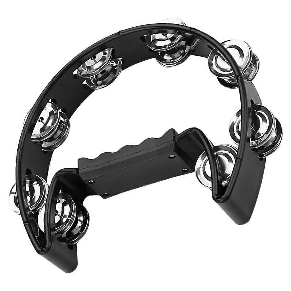 Musical Party Tambourine Ergonomic Grip Design For Church Gatherings Musical Exploration 20.70X17.00X4.60CM 1Set