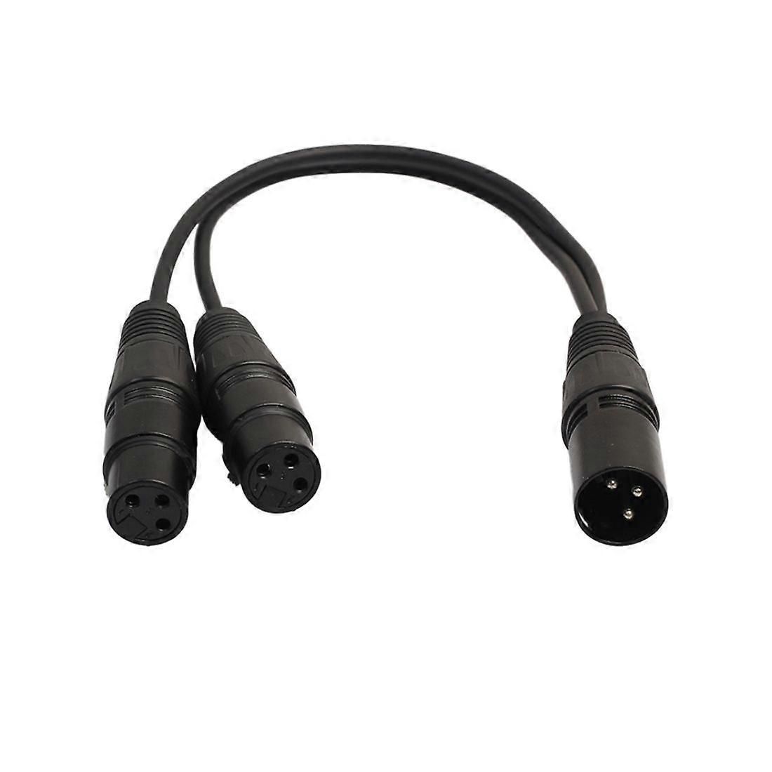 30cm 3 Pin XLR CANNON Audio Connector Adapter Cable