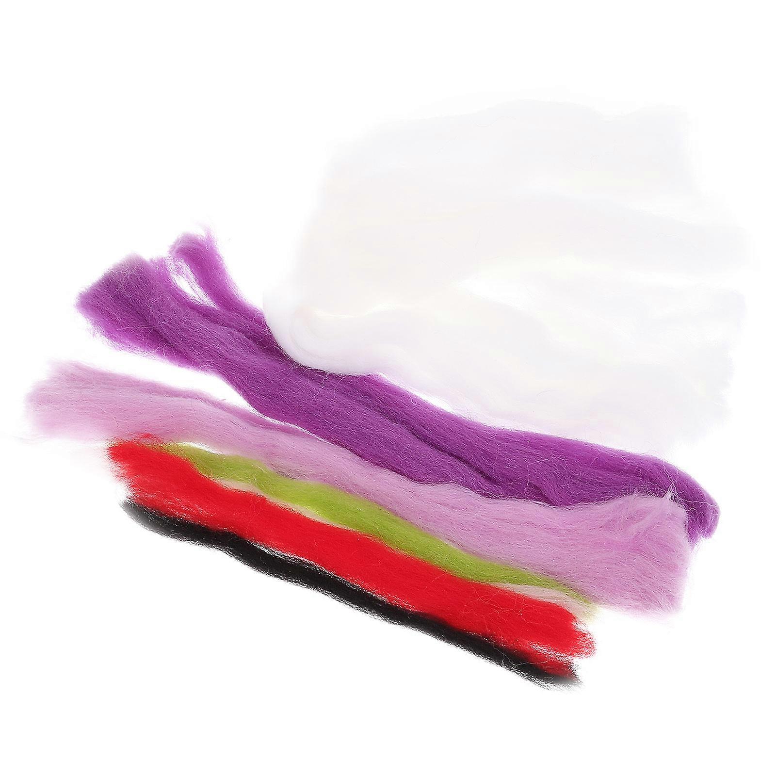 Purple Needle Felting Kit for Beginners Crafting Fun with Felt Material Includes Tools and Supplies