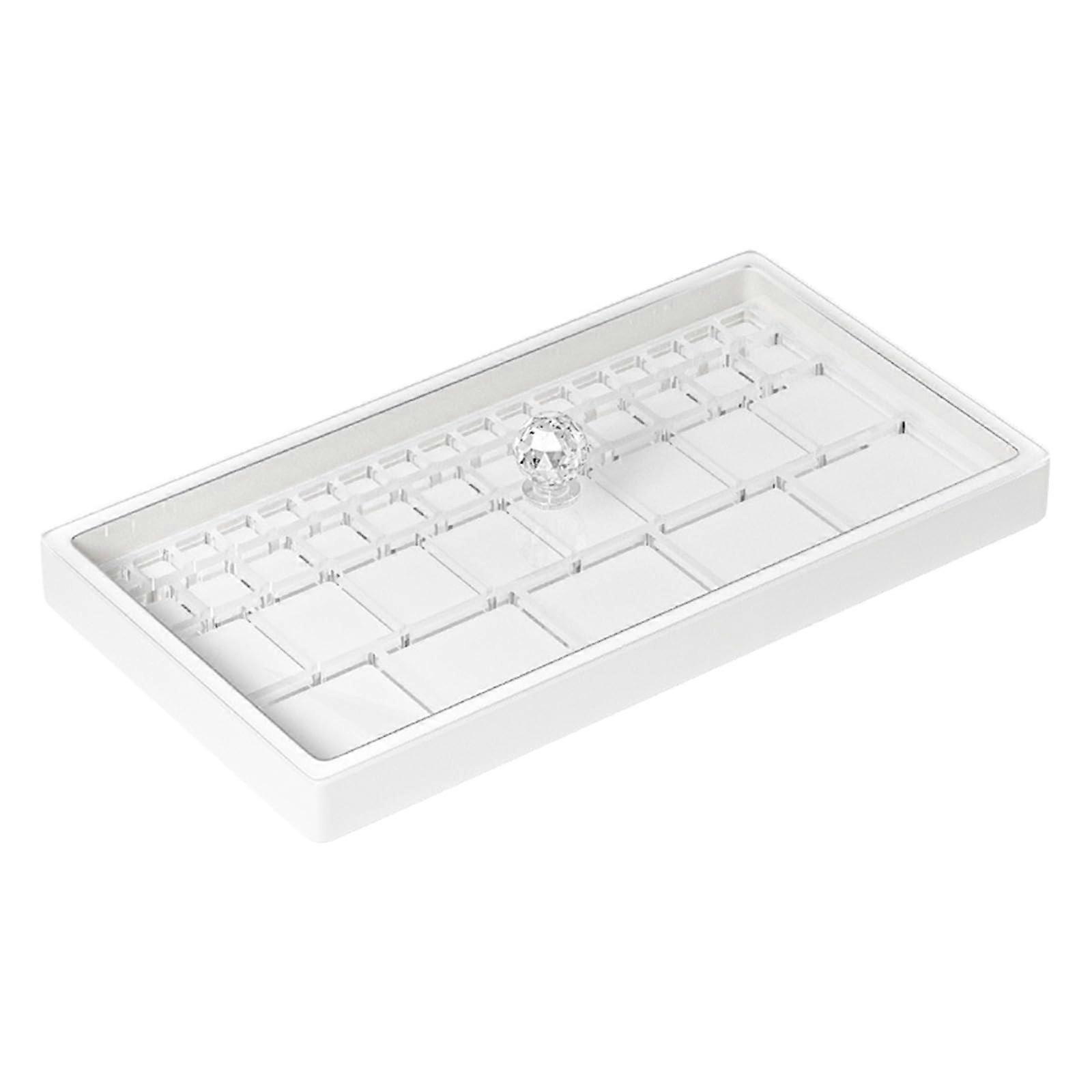 Transparent storage box for watch parts, dividers for watch enthusiasts