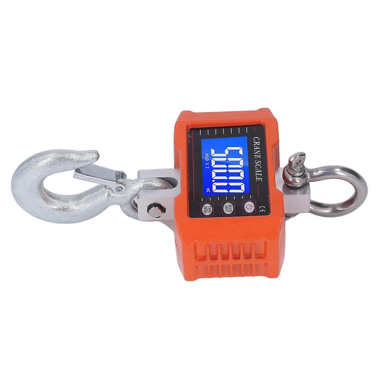 Hanging Scale Remote Control Digital Display 1000KG Range Weighing Tool for Warehouse 