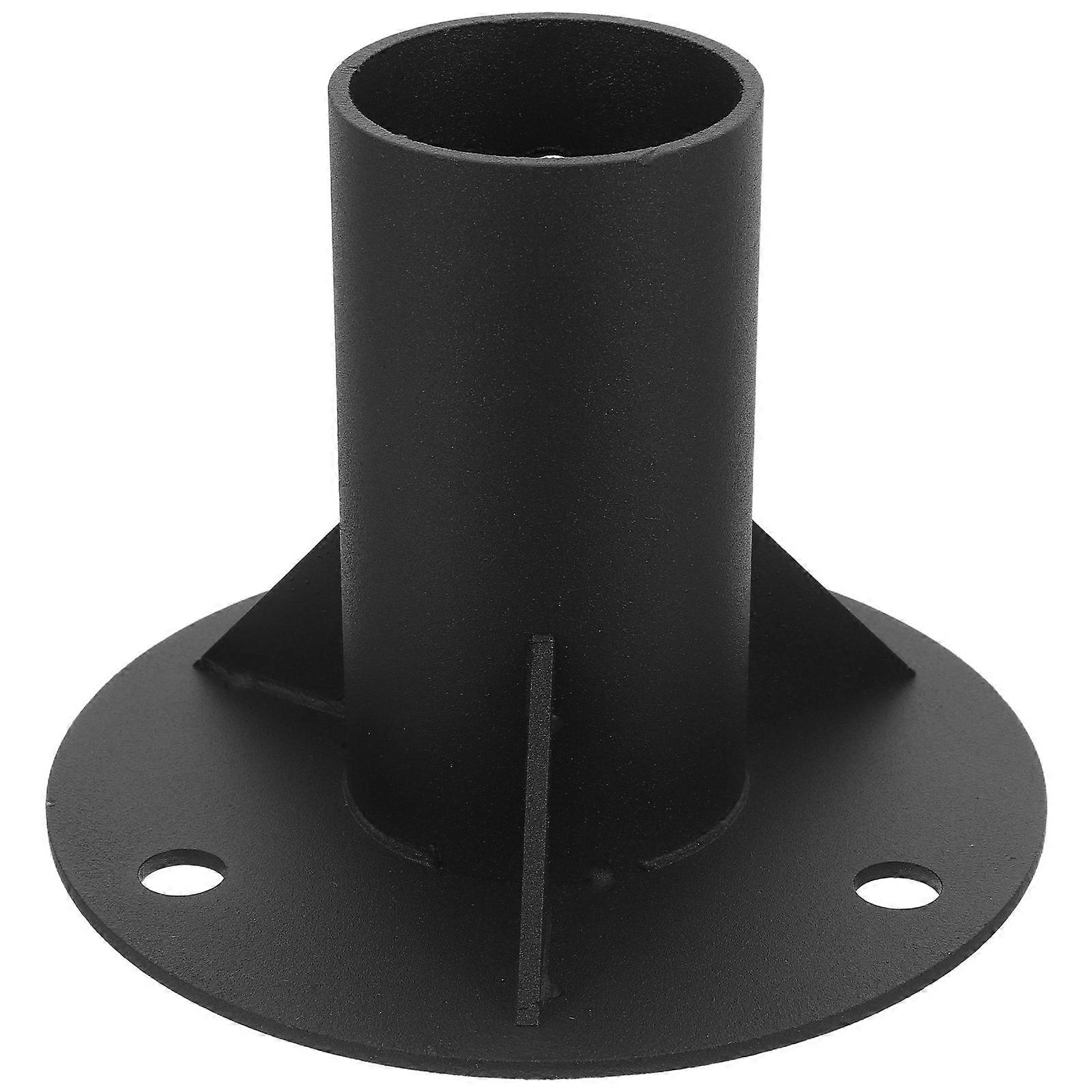 Heavy-Duty Steel Fence Rail Flange for Mounting Base for Home Use