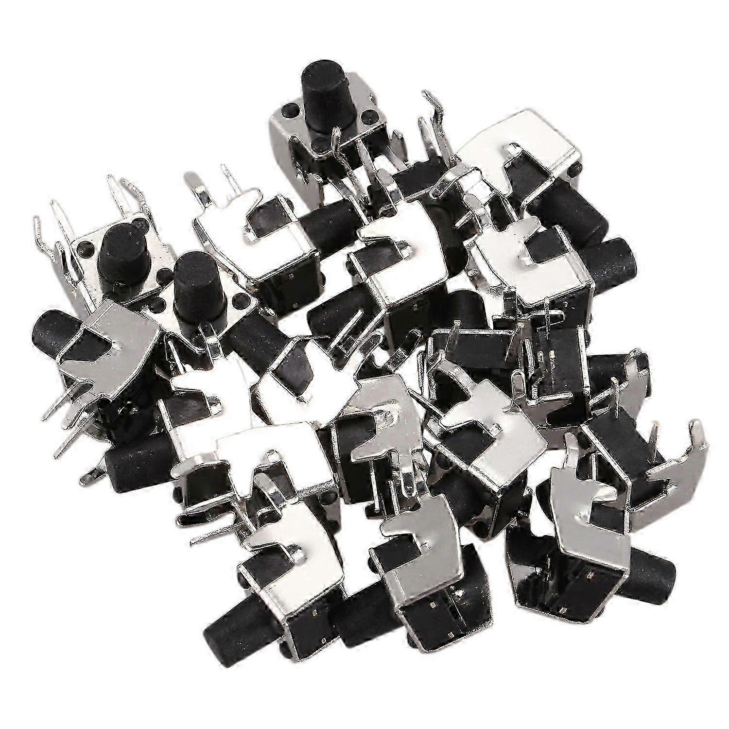 20 Pcs Momentary Right Angle Tactile Tact Push Button Switch 6 x 6mm x 8mm Edition a Edition0722
