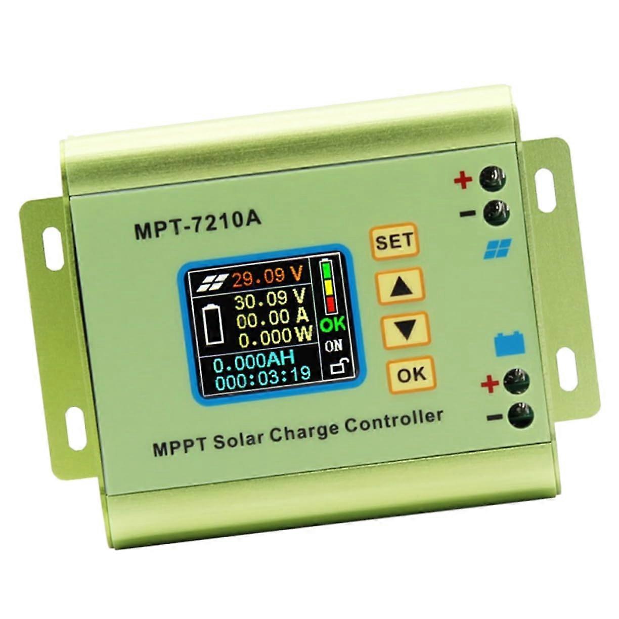 MPPT Solar Charging Controller 10A With Color Display, DC 1260V Input, Max 600W, For Off-Grid PV Systems