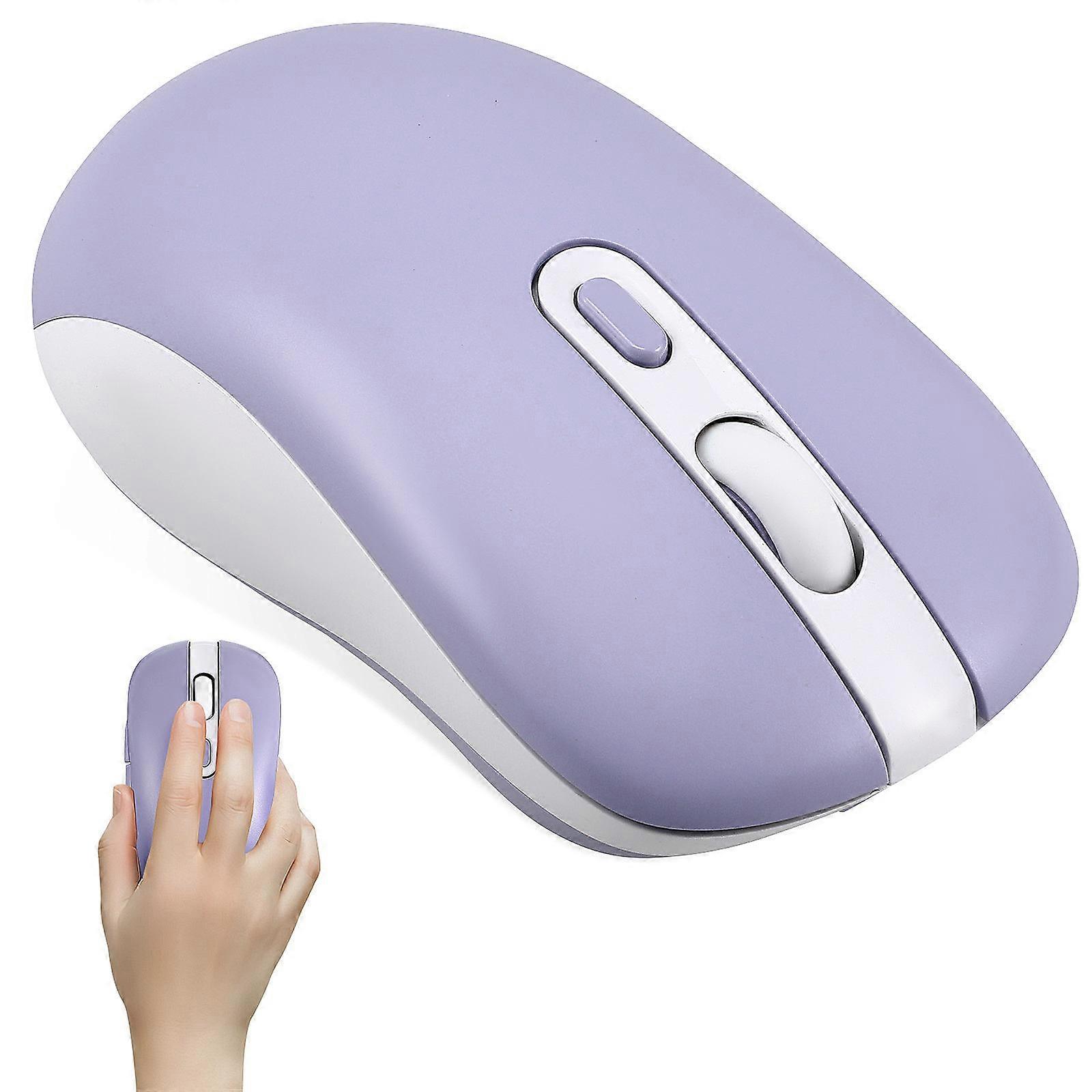 Ergonomic Design Portable Optical Mouse For Computer General Users Plastic 4.01X2.32X1.41in Wireless Connection 1Pcs