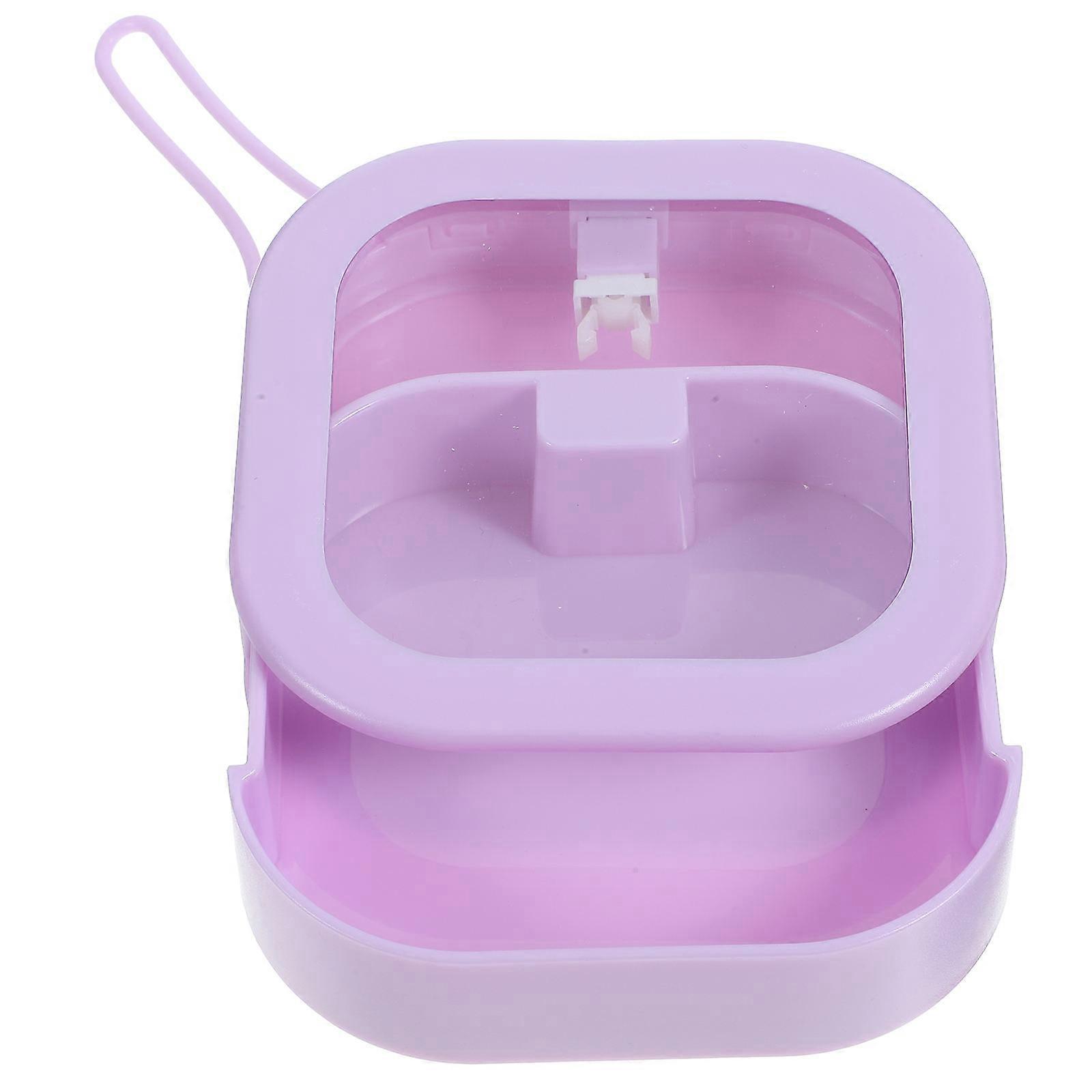 Hair Tie Organizer with Scrunchie Case and Portable Earring Box for Convenient Hair Clip Storage