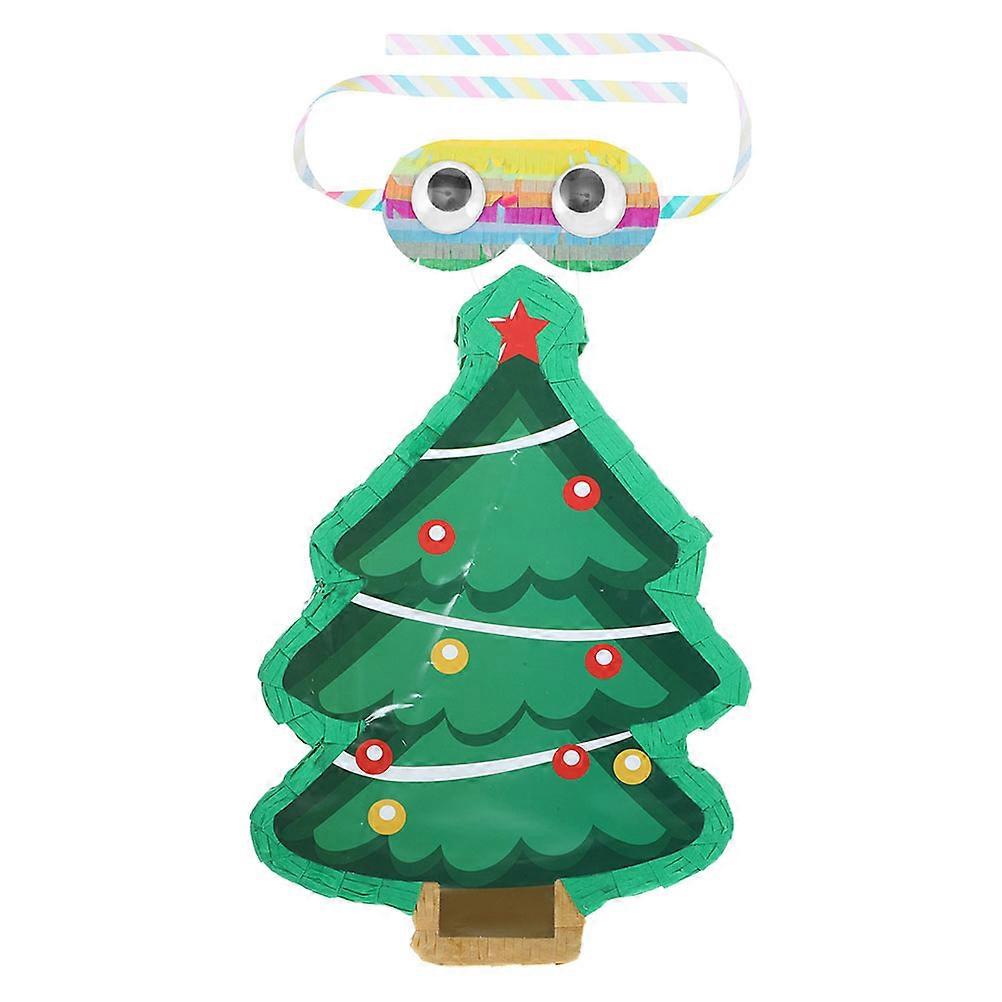Party Decoration Christmas Tree Pinata Filled with Candy for Bridal Shower in 1 Set