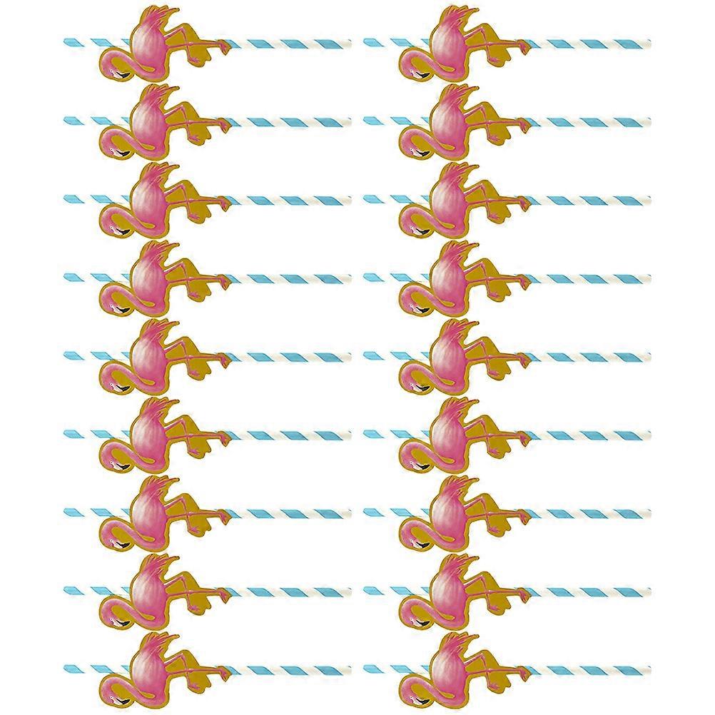 Hawaiian Decorations For Multi-Colored 19.8x0.6cm Suitable For Various Cups 50Pcs