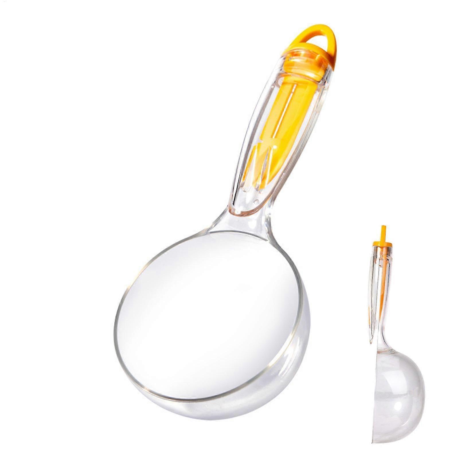 Licky Treats Cat Centre Easy Collect Spoon for Cat Food with Sealing Clip, 200ml, Reusable, Transparent, Multifunctional