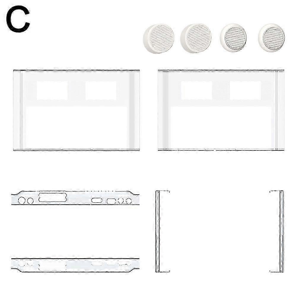 2025 Transparent (C)$ Suitable for Lenovo Legion Go Savior Handheld Display PC Protective Shell Silicone Joystick Cap