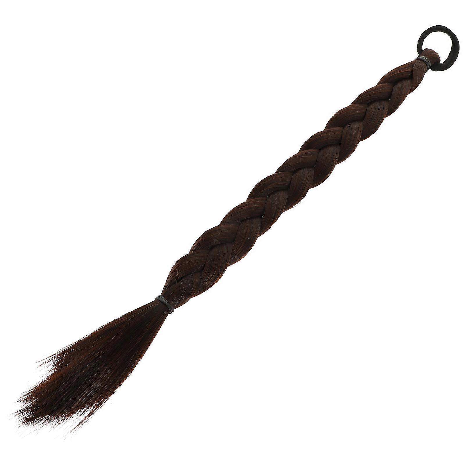 Heat Resistant Braided Ponytail Hair Extensions, Long Straight Synthetic Style for Women, Stylish Look for Daily Wear and Parties