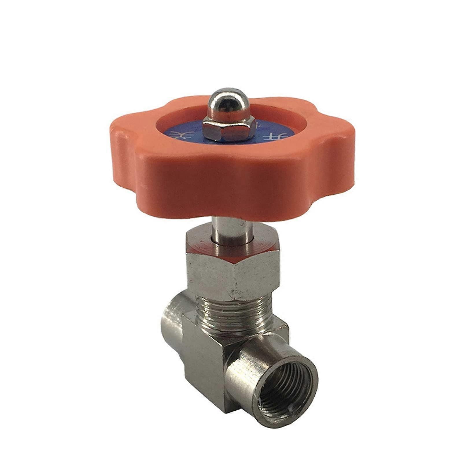 1/4" BSP Nickel Brass 2-Way Needle Valve Control Valve for Water and Gas Applications
