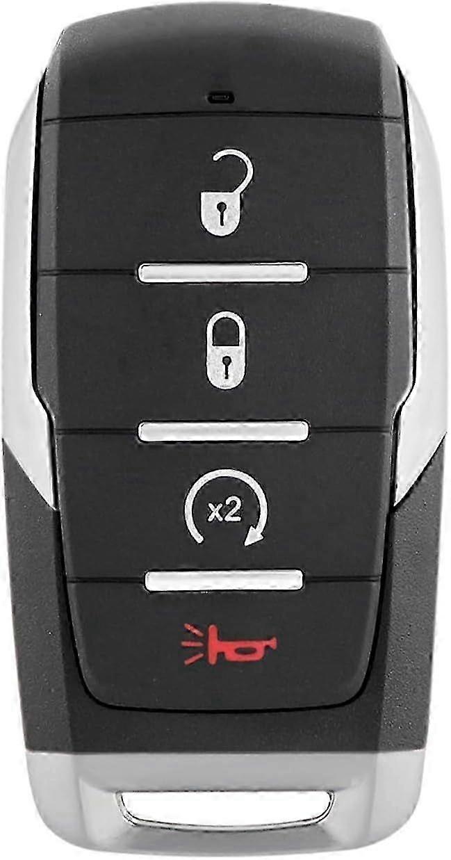 2025 4-Button Smart Key Fob for Dodge Ram 1500 (2019-2024), 433MHz, FCC ID: