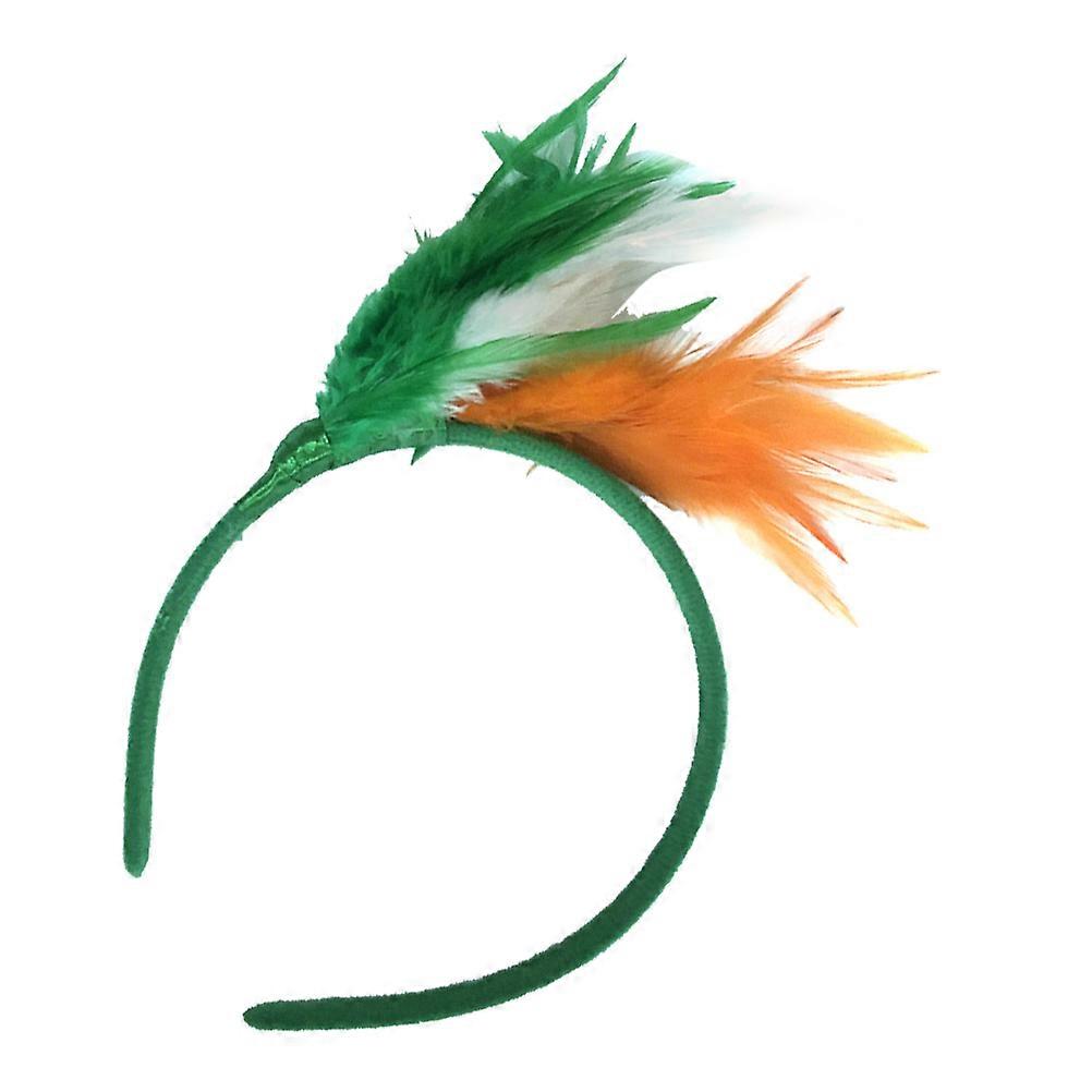 Patrick's Day Party Accessori 2 Pz Moda Capelli Hoops Performance Prop Colore Assortito M Donne