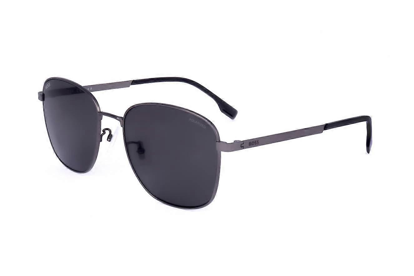 Sunglasses Hugo Boss BOSS 1412/F/S R80 MATTE DARK RUTHENIUM 57/19/145 MAN