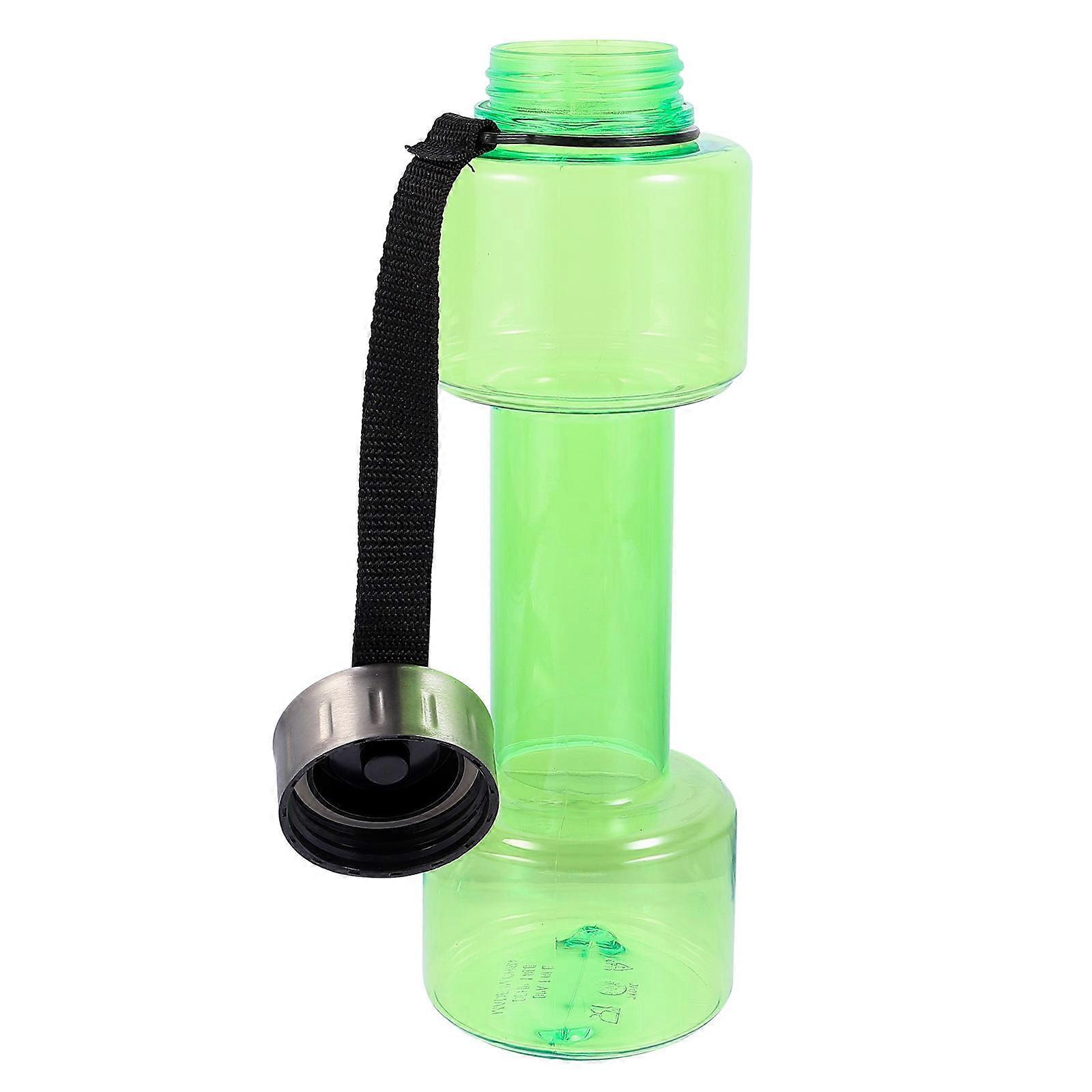 Fitness Water Kettle Dumbbell Shape Designed For Workout Enthusiasts Ideal For Daily Activities 25.5X8X8CM Portable 1Pc