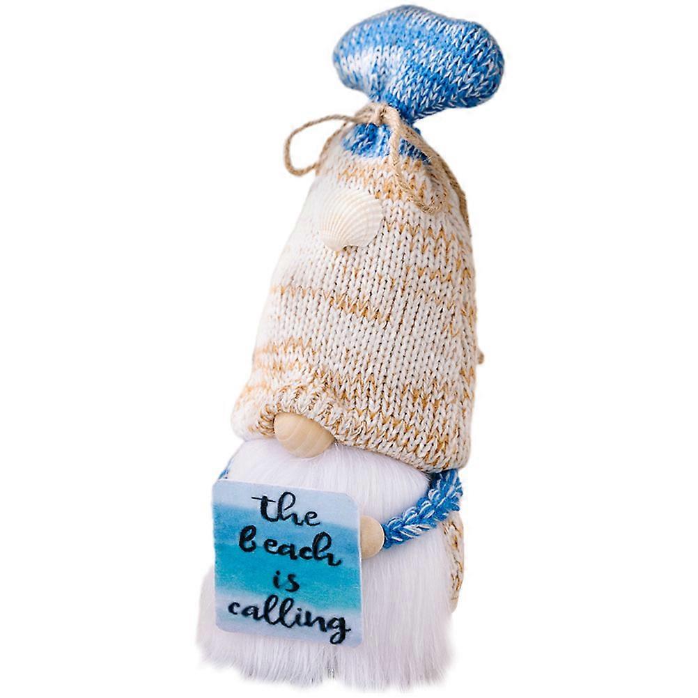 Summer Gnomes Polyester Multi with Hawaiian Theme Elements for Decoration