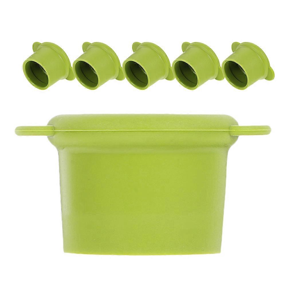 6pcs Plug Silicone Reusable Silicone Beverage