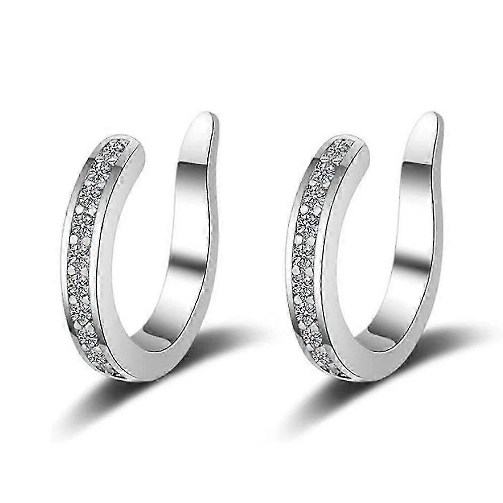 Fixura Ear Clips, Pierceless Ear Cuff, Thin Chunky Ear Cuffs Non Piercing