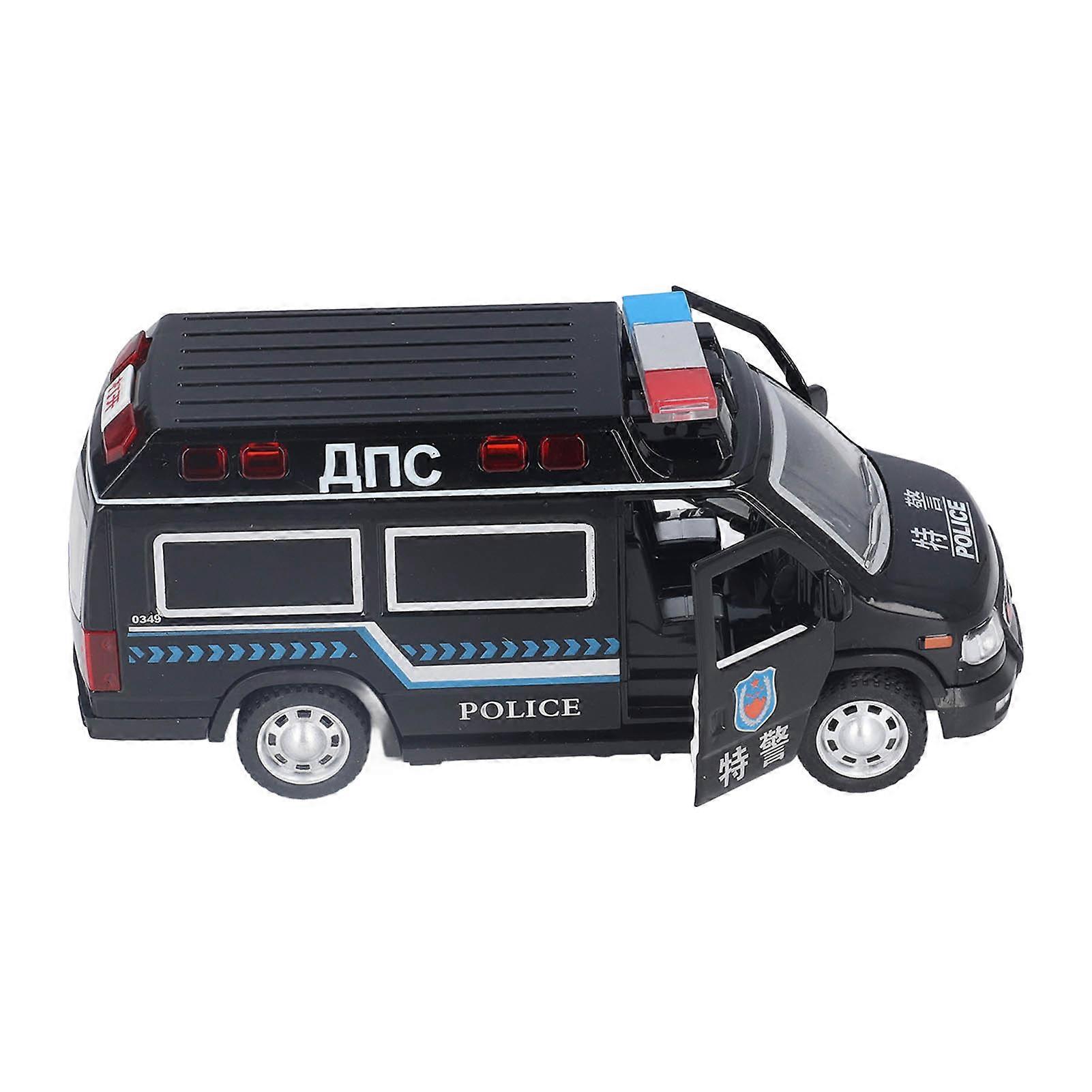 Kids Car Toy Pull Back Drop Resistant Simulation Alloy Child Gift Emergency Vehicle Toy for 3 Years Old Above