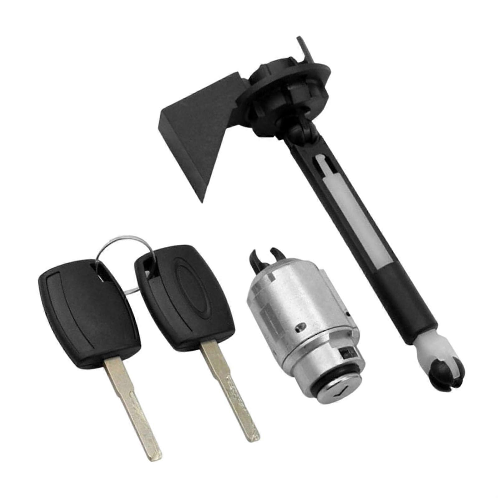 Hood release lock with key lock cylinder 4MA16B970AB hood release lock, for Ford, for Focus, II MK2 2004 2005 2006 2007 replacement of the hood lock