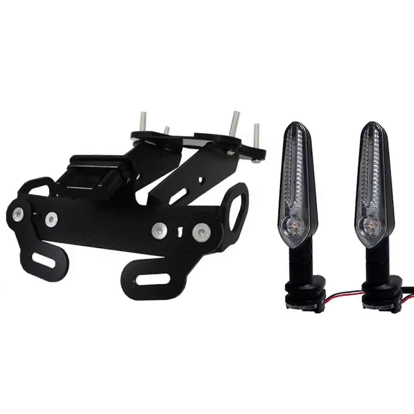 License plate holder Moto compatible with Yamaha MT09 SP – Type B with light