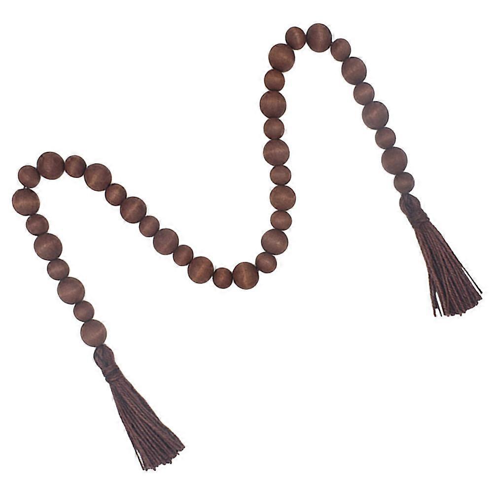 Hanging Garland, Bead String with Tassel Decoration