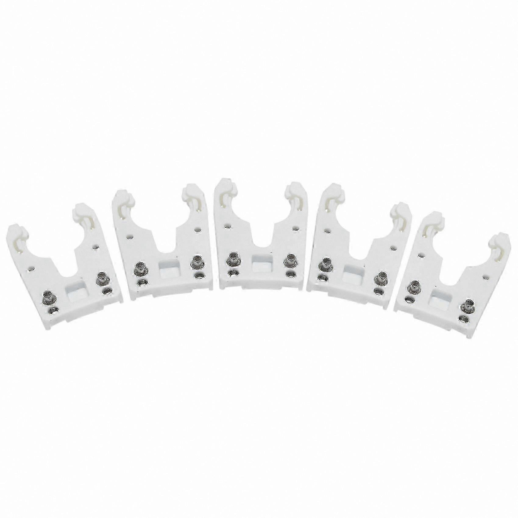 5-Piece ISO30 Tool Holder Clamp with Flame-Resistant Rubber Claw