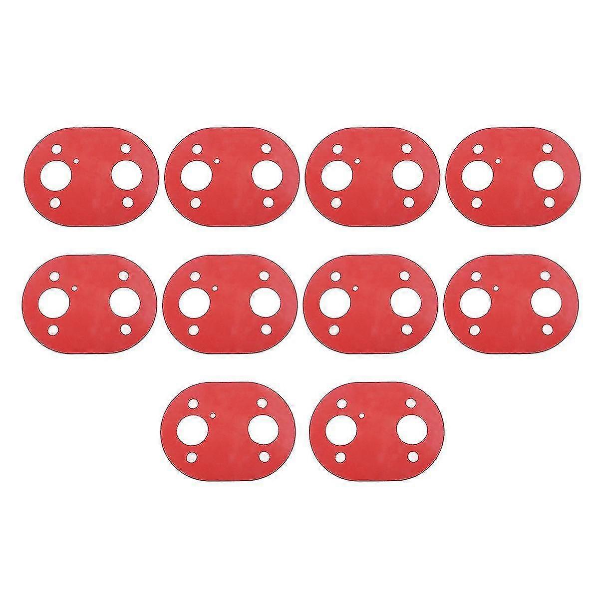 Automobile air heater sealing gasket, 10 pieces of red silicone, Suitable for multiple models