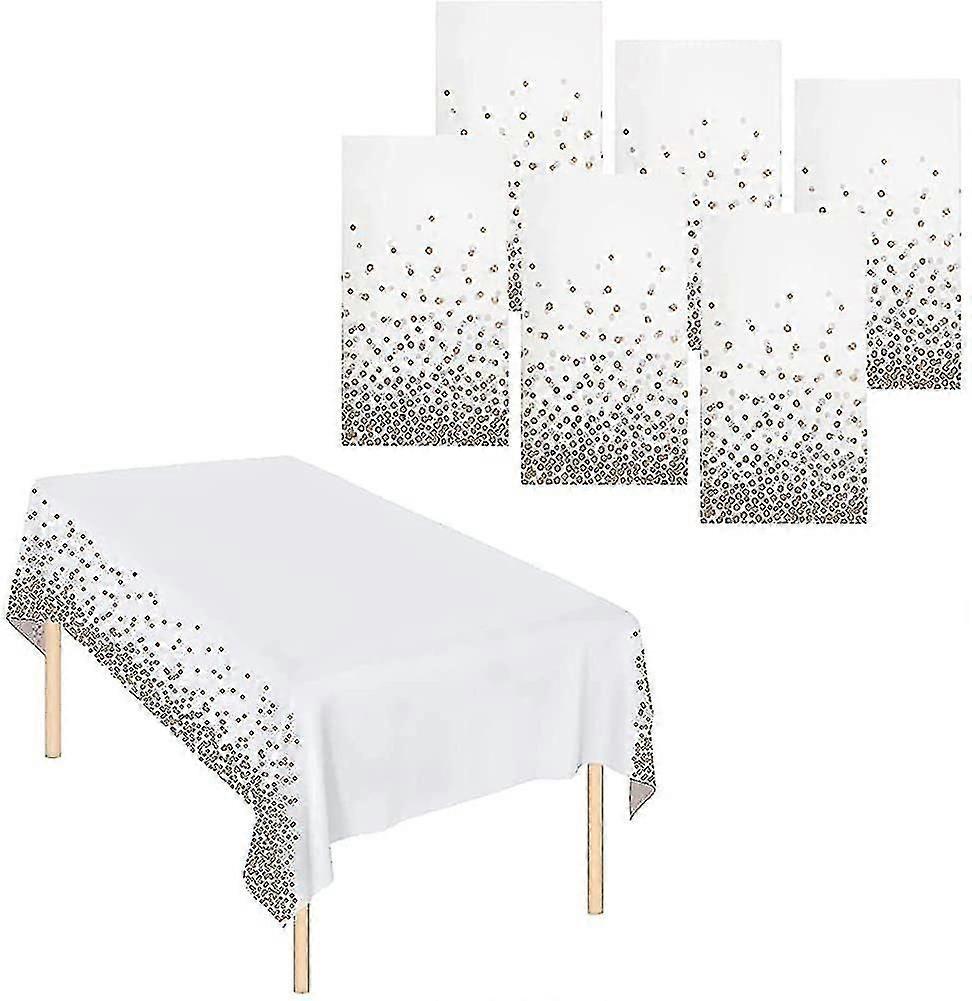 6 Pack Dot Nappes Housses de Table Nappe Jetable Essuyable Pack De Pvc