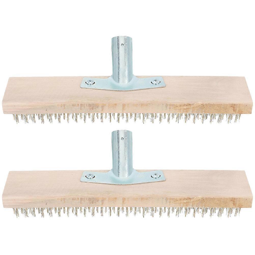 Here's a refined product description for your **2pcs Wire Brush For Moss **:

 

**2pcs Wire Brush Set – Durable Plated Bristles for Moss , Long