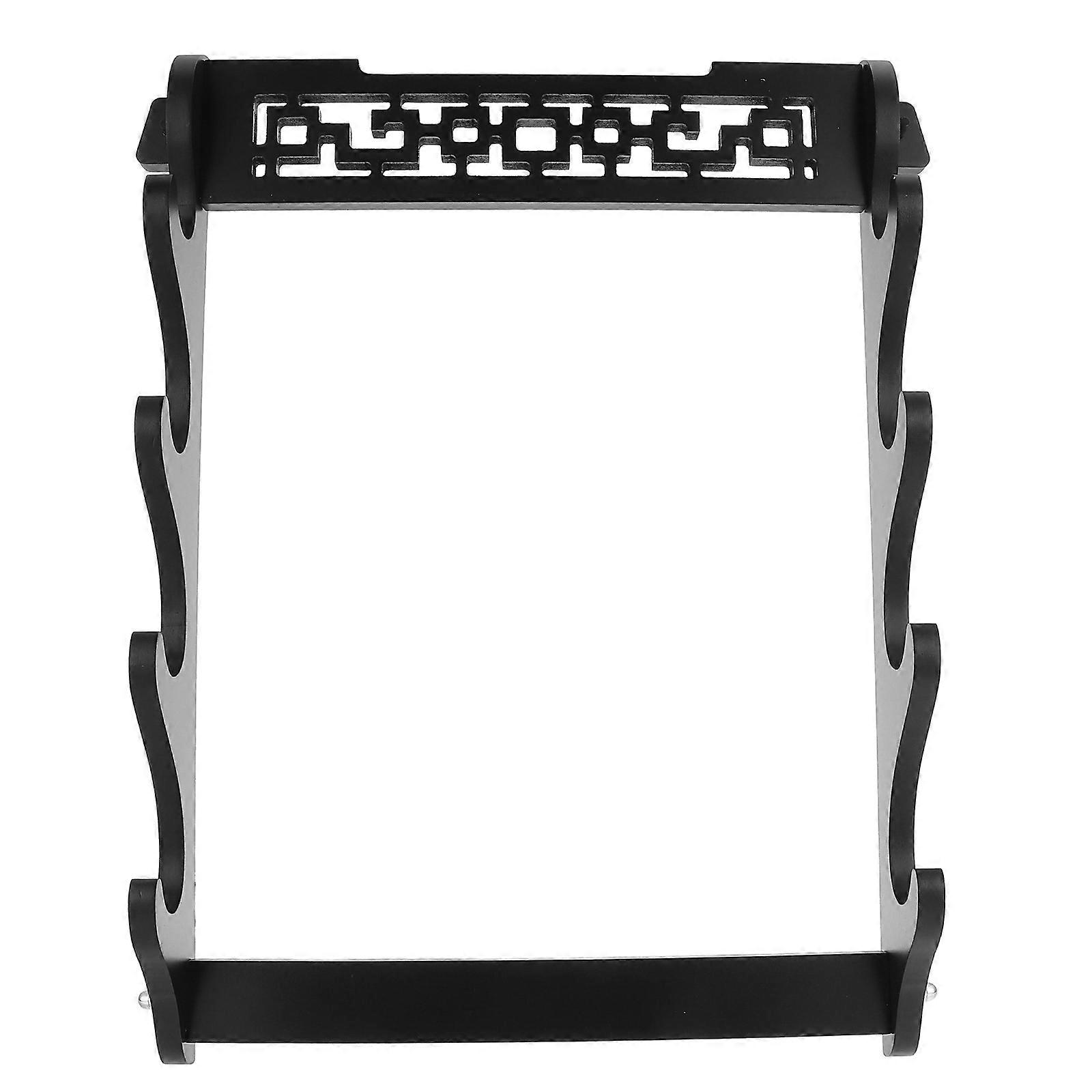 Black Plastic Sword Rack for Storage 1 Set Multi-layered Wall-mounted Toy Sword Holder
