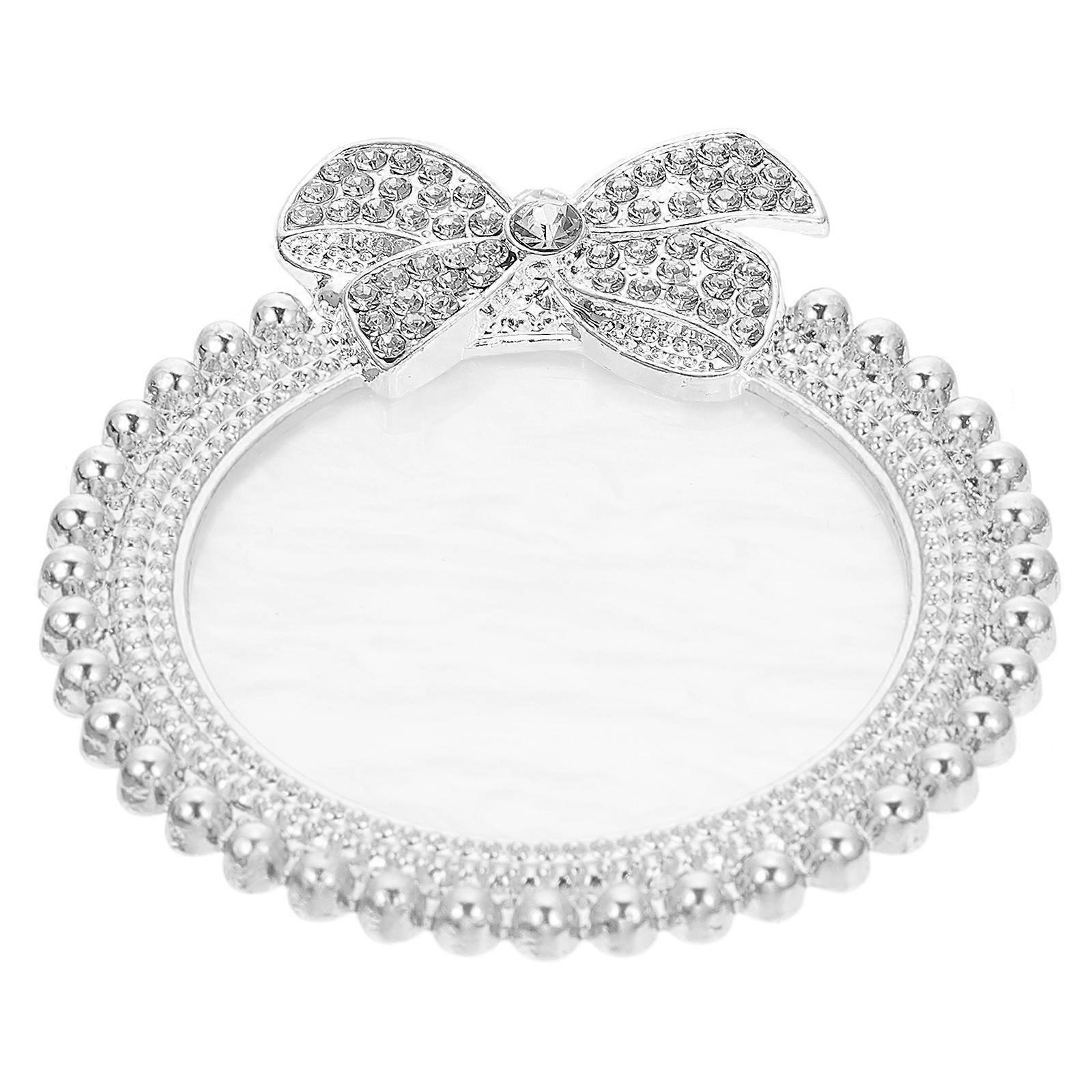 Makeup Mixing Palette With Rhinestones For Painters And Hobbyists Incorporating A Compact Design 1Pack